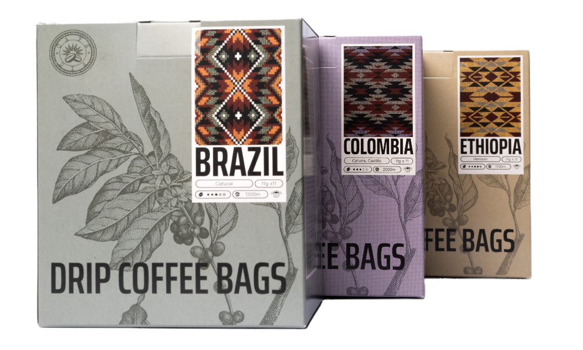 DRIP COFFEE COLLECTION - Izmēģinājuma iepakojums