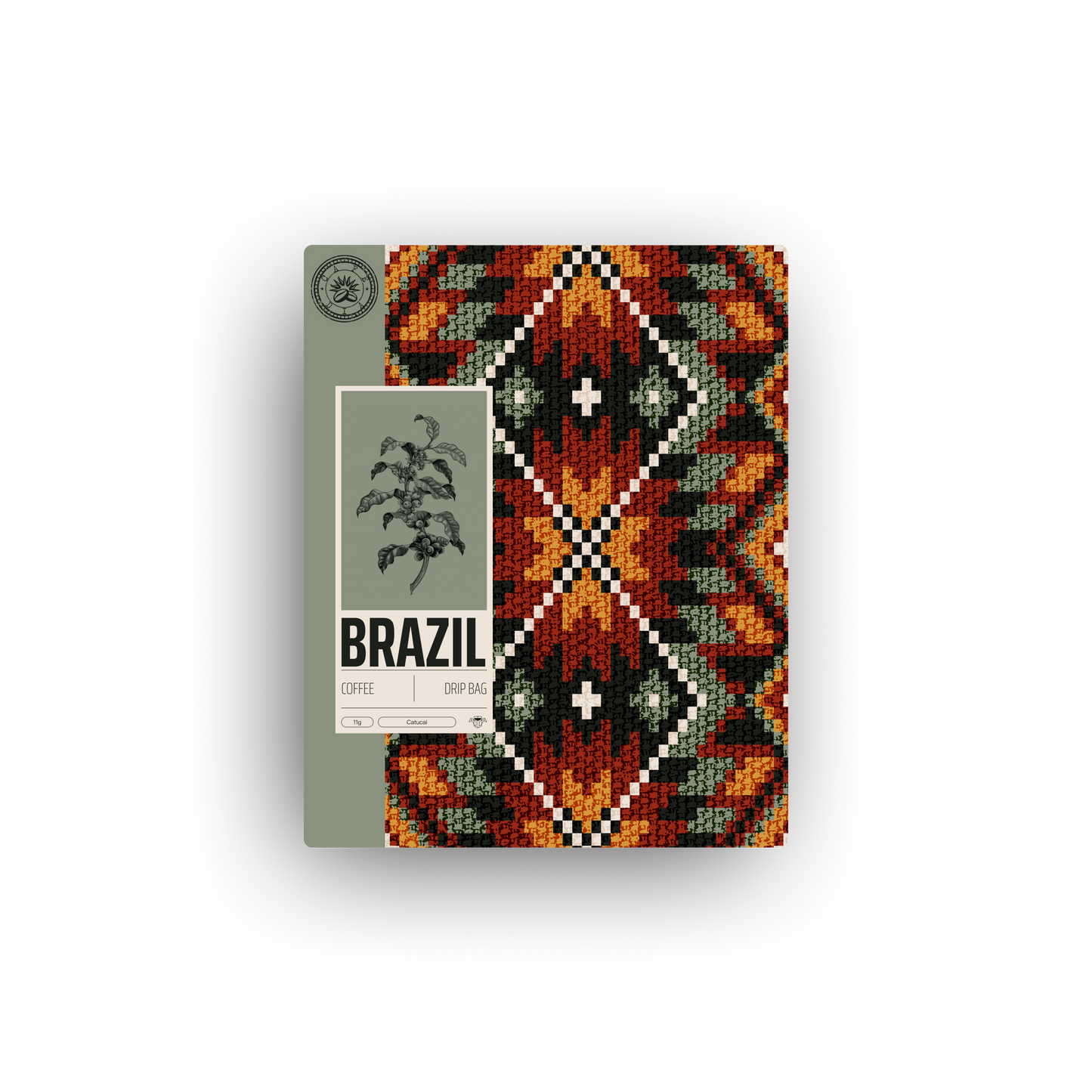 BRAZĪLIJA - 11 x 11g Drip Kafijas Maisiņi