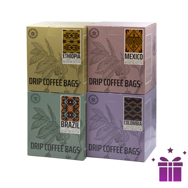 DRIP COFFEE COLLECTION - Izmēģinājuma iepakojums - 4 dažādas kastes